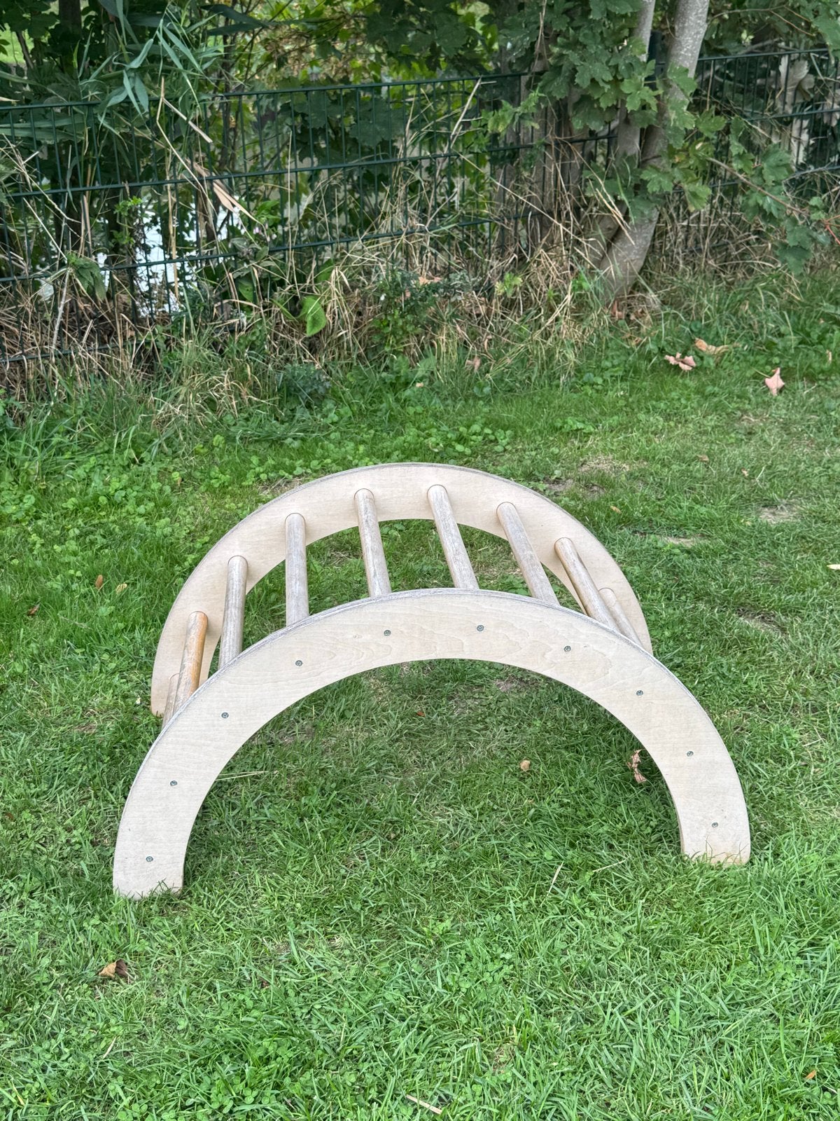 Gebruikte houten klimboog / klimrek voor kinderen, Kinderen en Baby's, Ophalen of Verzenden, Gebruikt, Klimwand