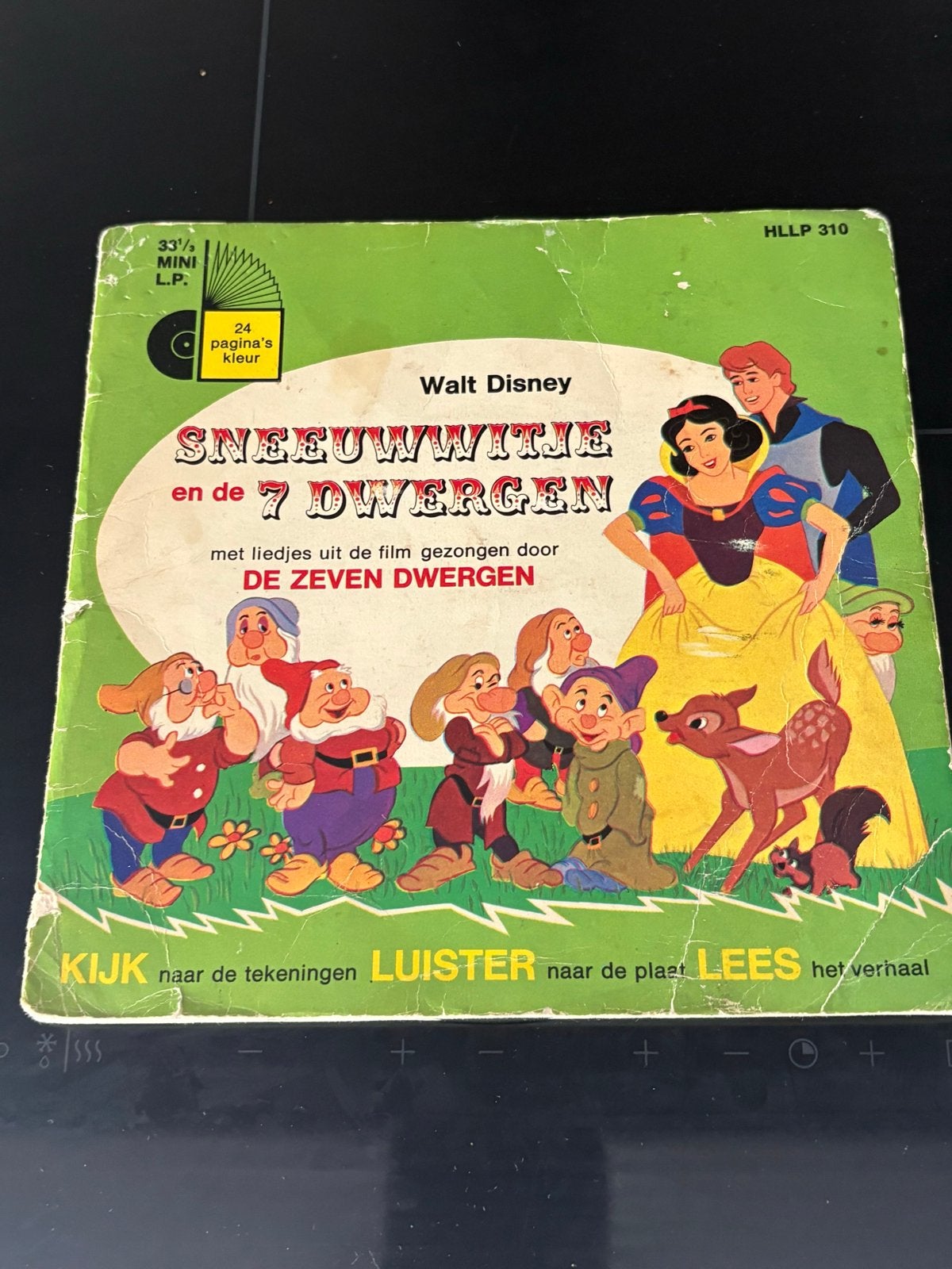 Walt Disney's Sneeuwwitje en de 7 Dwergen Mini LP, Gebruikt, Ophalen of Verzenden, 3 tot 5 jaar, Album