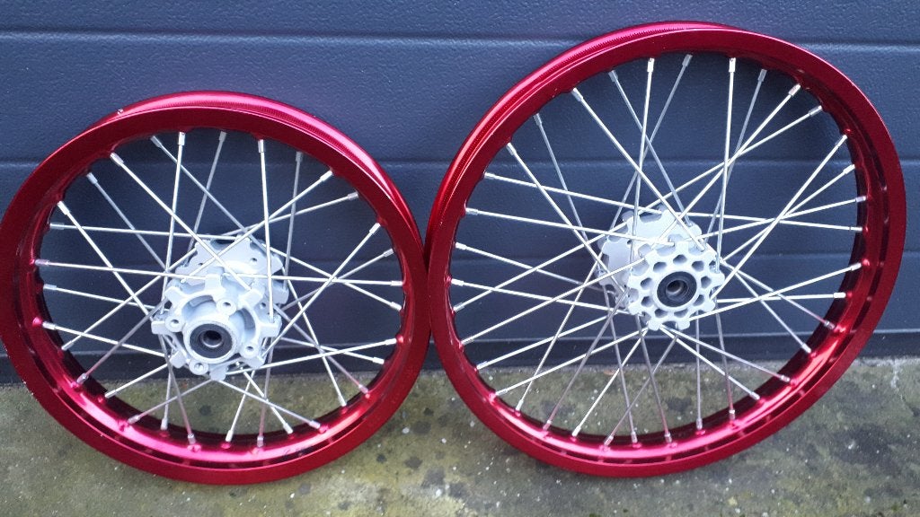 Nieuwe wielen set 14/17 inch rvs spaken, Ophalen, Nieuw, Overige typen, Overige merken