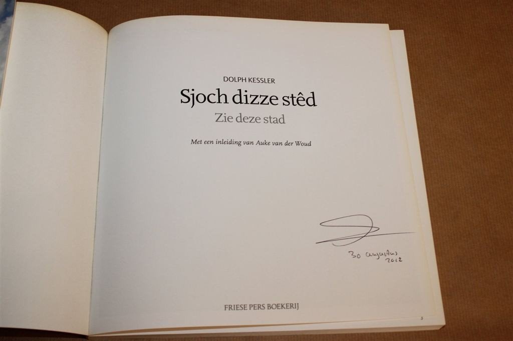 Sjoch Dizze Sted — Fotoboek Leeuwarder Binnenstad 2012, Ophalen of Verzenden, Gelezen