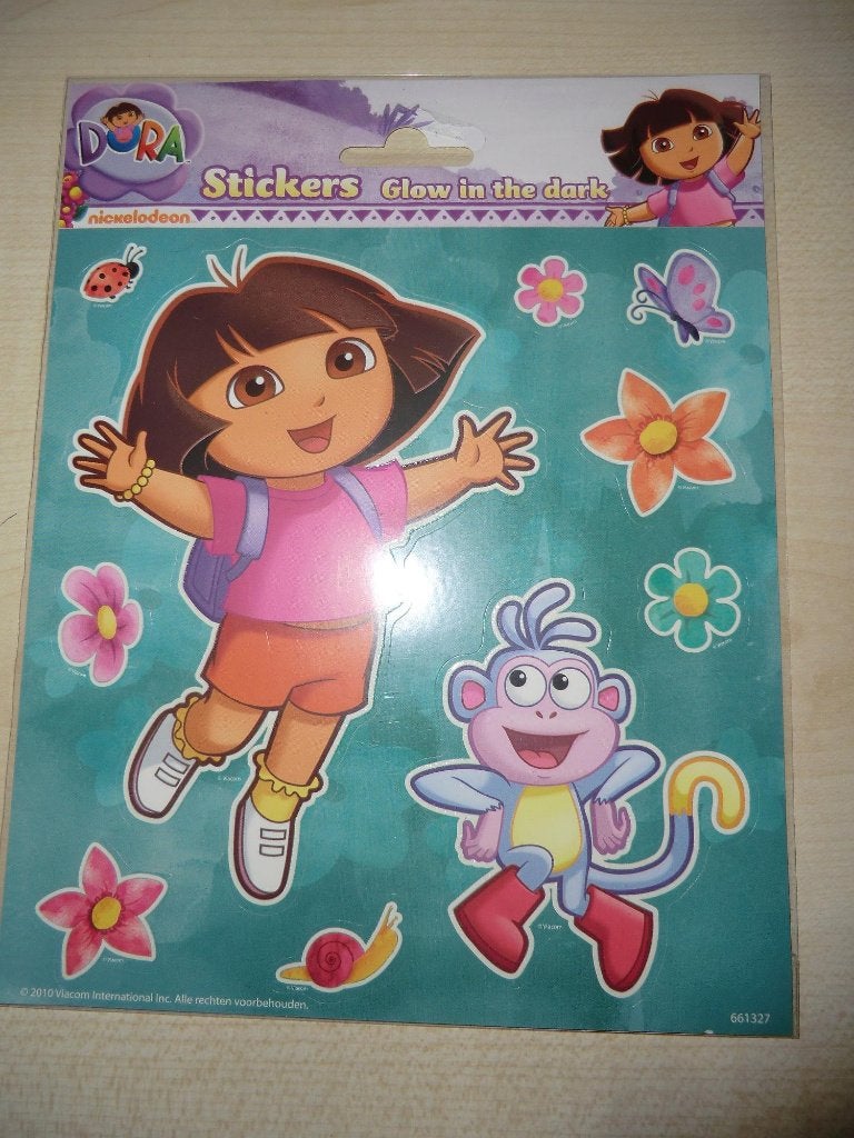 DORA glow in the dark stickers *~~nieuw~~*, Verzenden, Nieuw, Strip of Tekenfilm