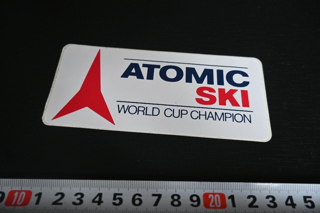 sticker ATOMIC SKI world cup champion, Ophalen, Zo goed als nieuw