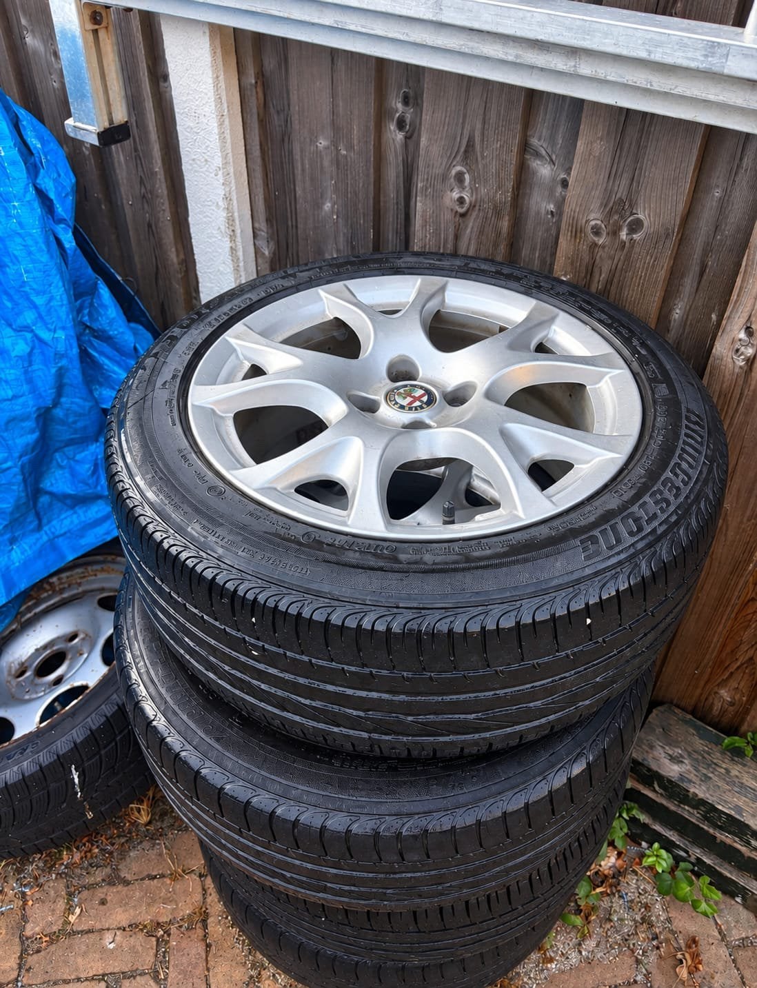 Set van 4 gebruikte 16 inch banden en velgen, Ophalen, Gebruikt