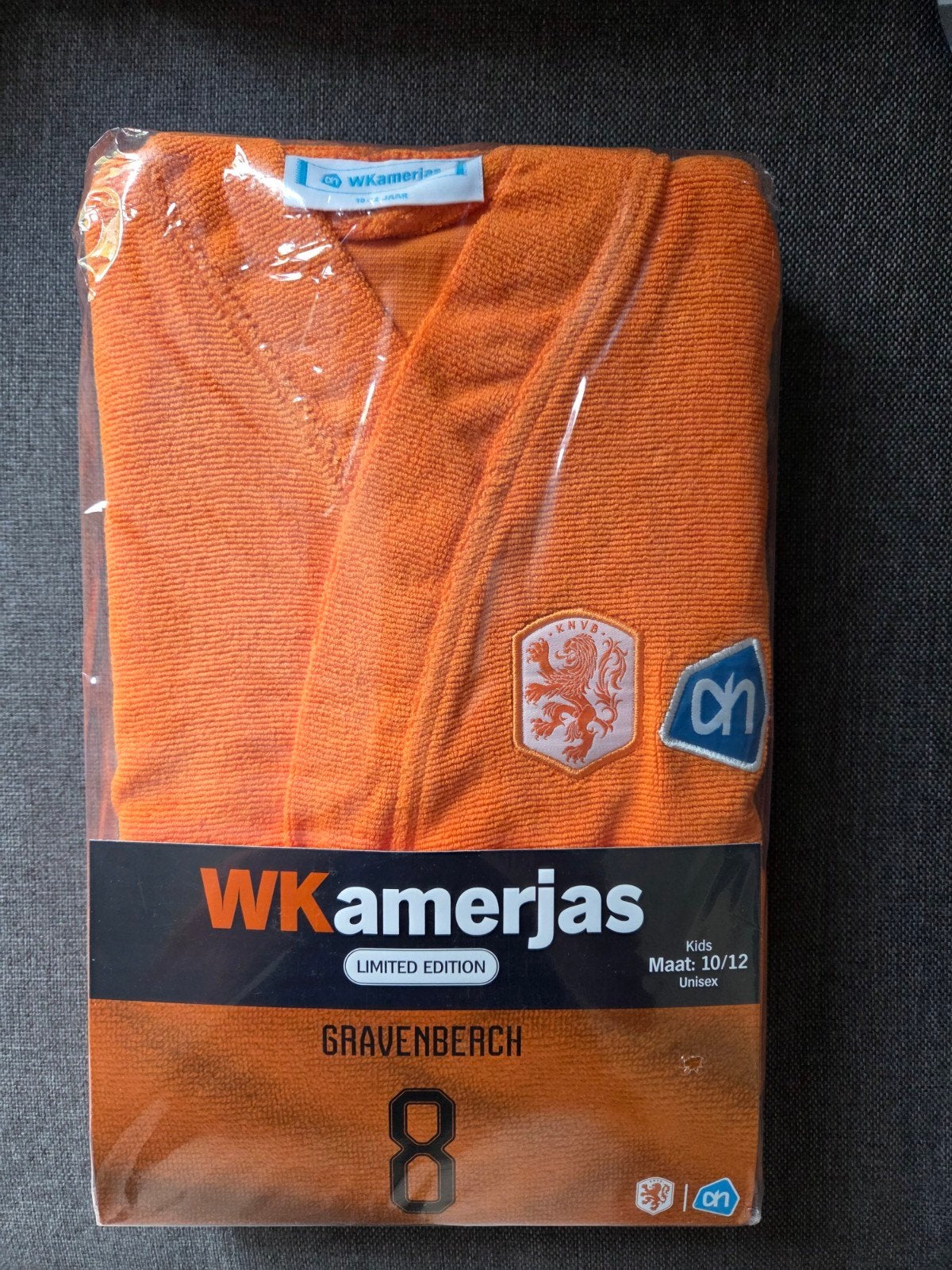 WKamerjas Gravenberch Oranje Kids Maat 10/12 Nieuw, Ophalen of Verzenden, Nieuw