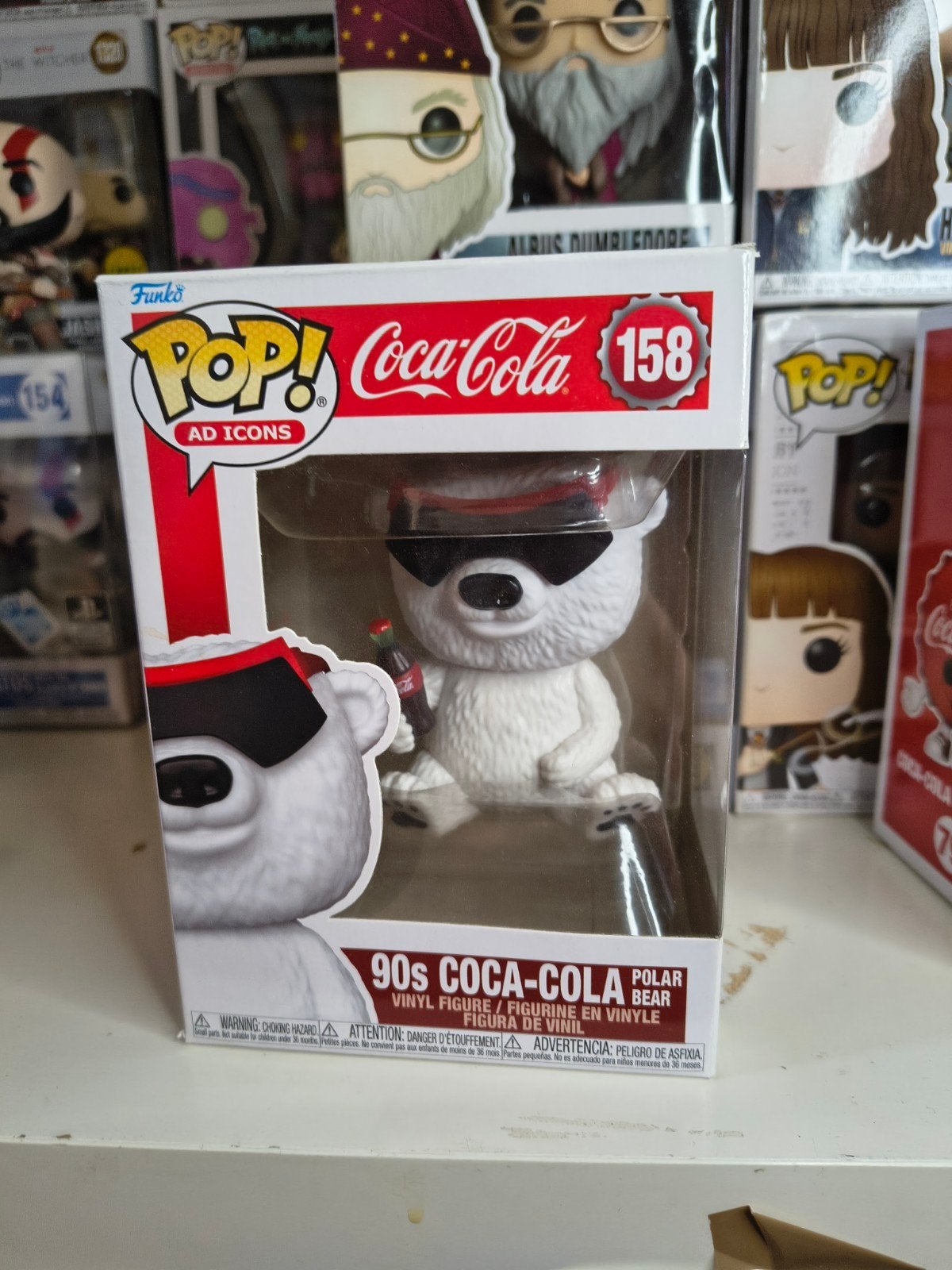 Funko Pop! Ad Icons Coca-Cola Polar Bear #158, Ophalen of Verzenden, Nieuw