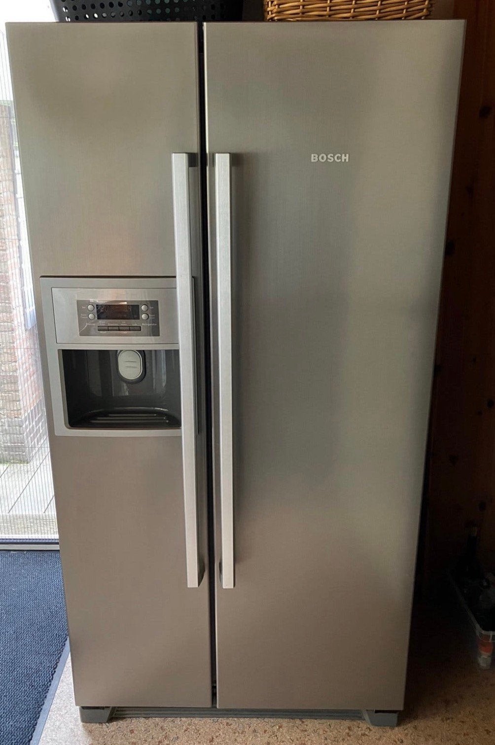 Siemens/Bosch Koelkast America Fridge, Ophalen, Gebruikt, Minder dan 60 cm, 160 cm of meer