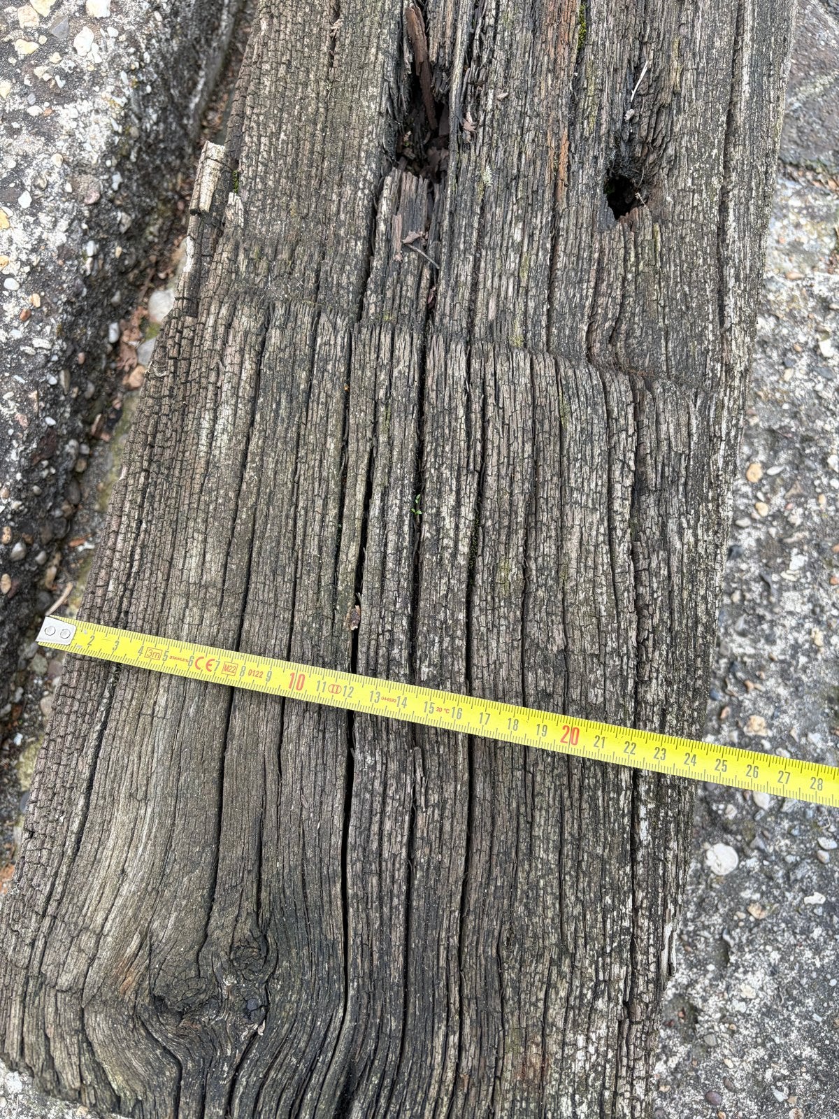 Oude Bielz, Doe-het-zelf en Verbouw, Gebruikt, Ophalen of Verzenden, 200 tot 250 cm, 50 mm of meer