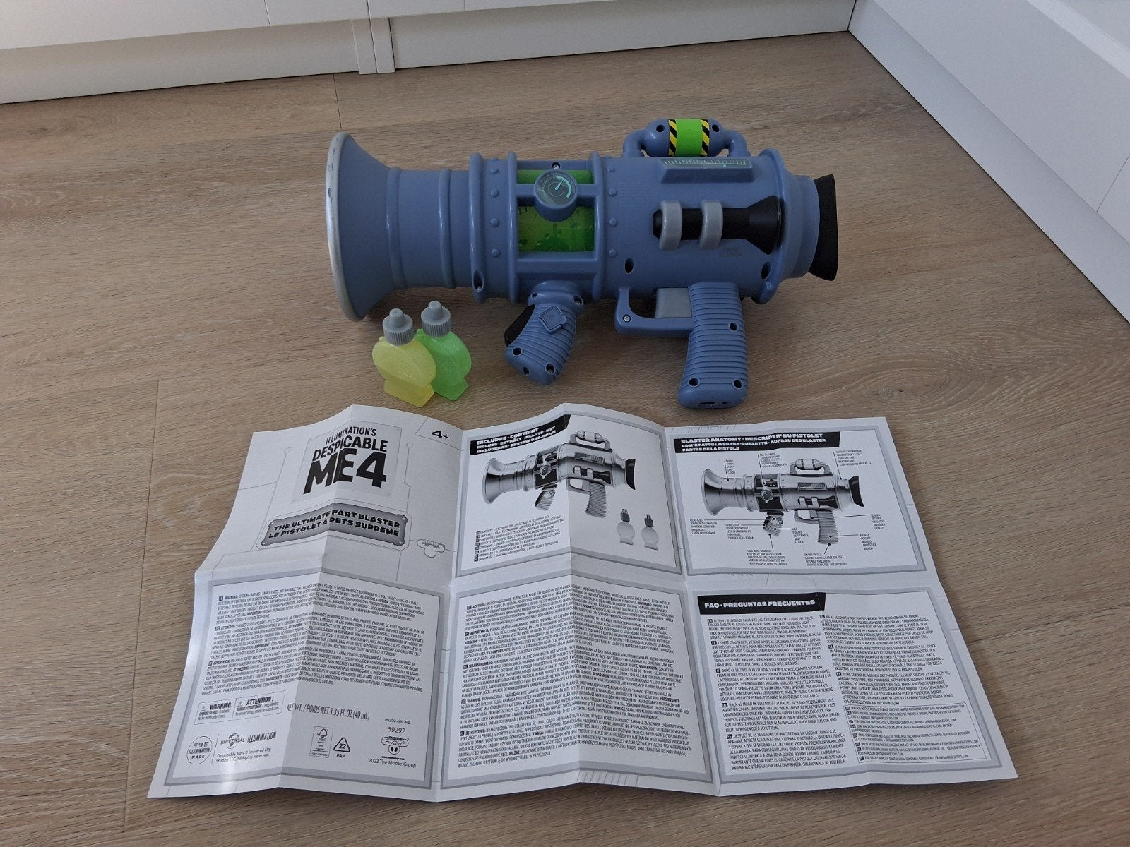 Despicable Me 4 Ultimate Fart Blaster - Scheetjespistool, Kinderen en Baby's, Ophalen of Verzenden, Gebruikt, Jongen of Meisje