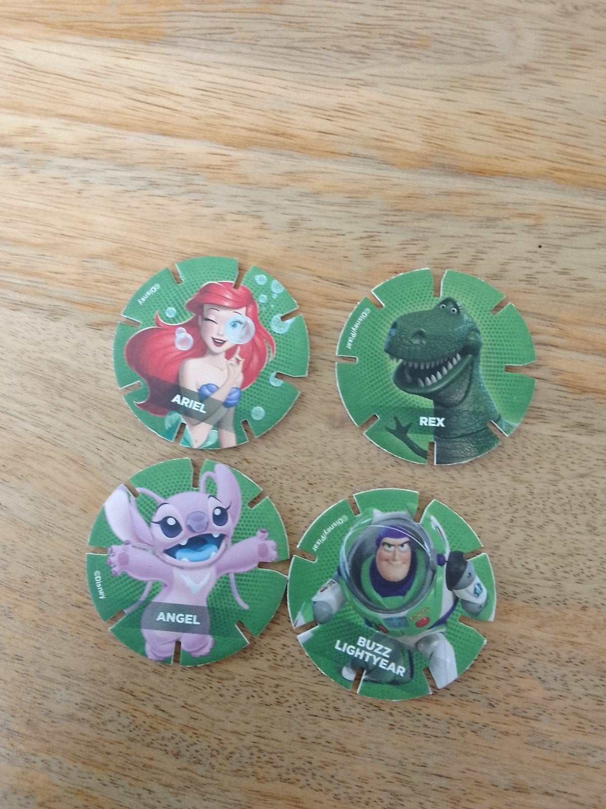 Disney Flippo's: Ariel, Rex, Angel, Buzz Lightyear, Ophalen of Verzenden