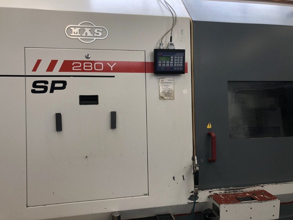 CNC lathe MAS SP 280 Y, Ophalen, Gebruikt, Metaal, Machine