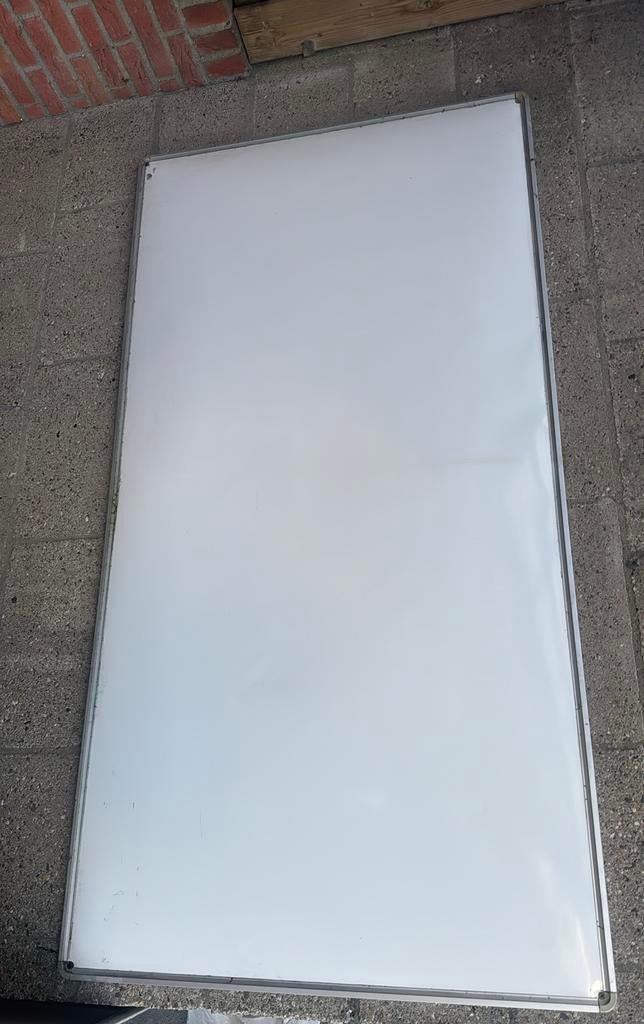 Whiteboard, Doe-het-zelf en Verbouw, Glas en Ramen, Ophalen of Verzenden, Zo goed als nieuw, 80 tot 120 cm, Glasplaat