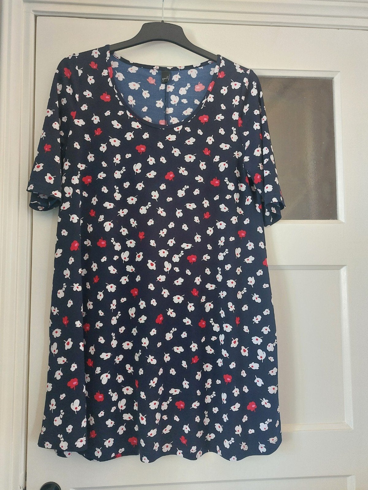 Yoek tuniek maat M (42/44), Ophalen of Verzenden, Zo goed als nieuw, Blauw, Blouse of Tuniek