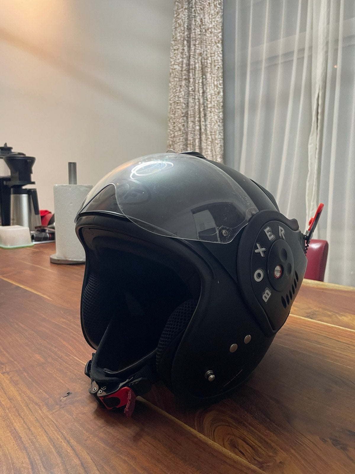Roof Boxxer Helm V8 - Maat M - Zeer weinig gebruikt, Motoren, Kleding | Motorhelmen, Overige merken, M, Systeemhelm, Dames
