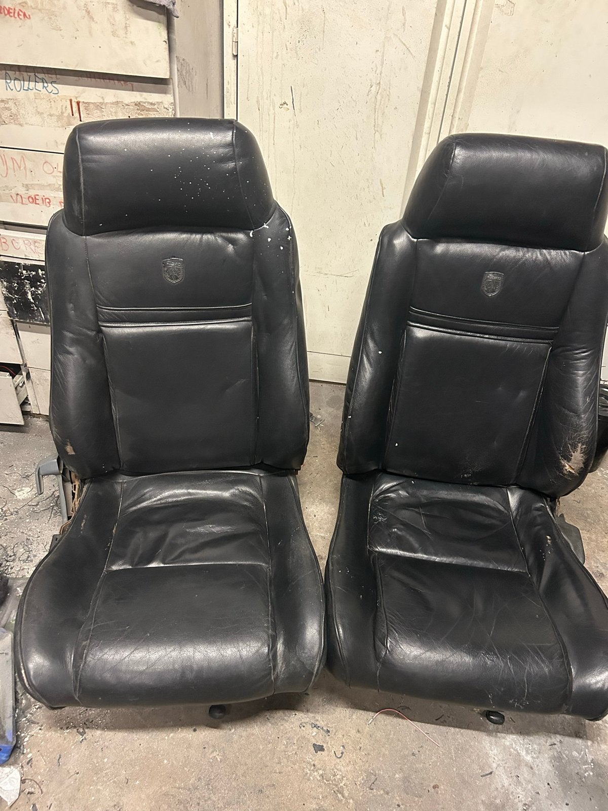 Leren stoelen Pontiac Fiero, Ophalen, Gebruikt, Pontiac