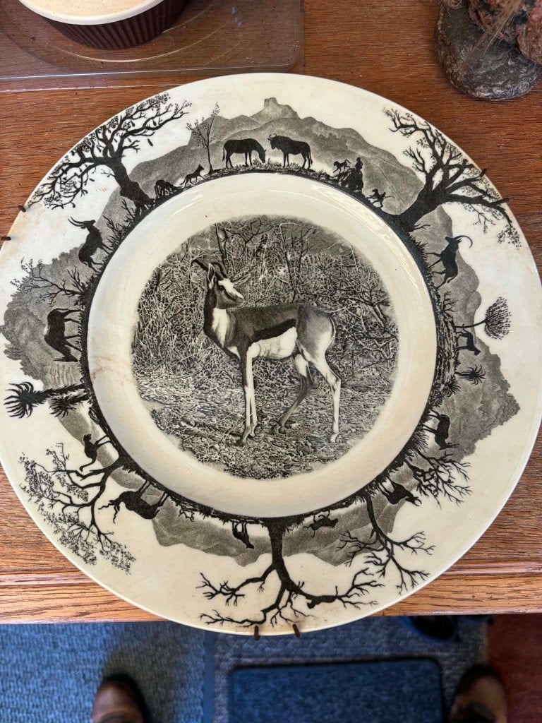 Wedgwood bord  krugerpark, Ophalen of Verzenden, Zo goed als nieuw, Bord(en), Wedgwood