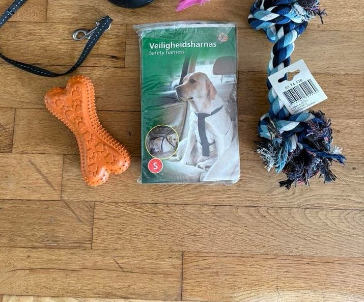 Veiligheidsharnas hond, Verzenden, Zo goed als nieuw