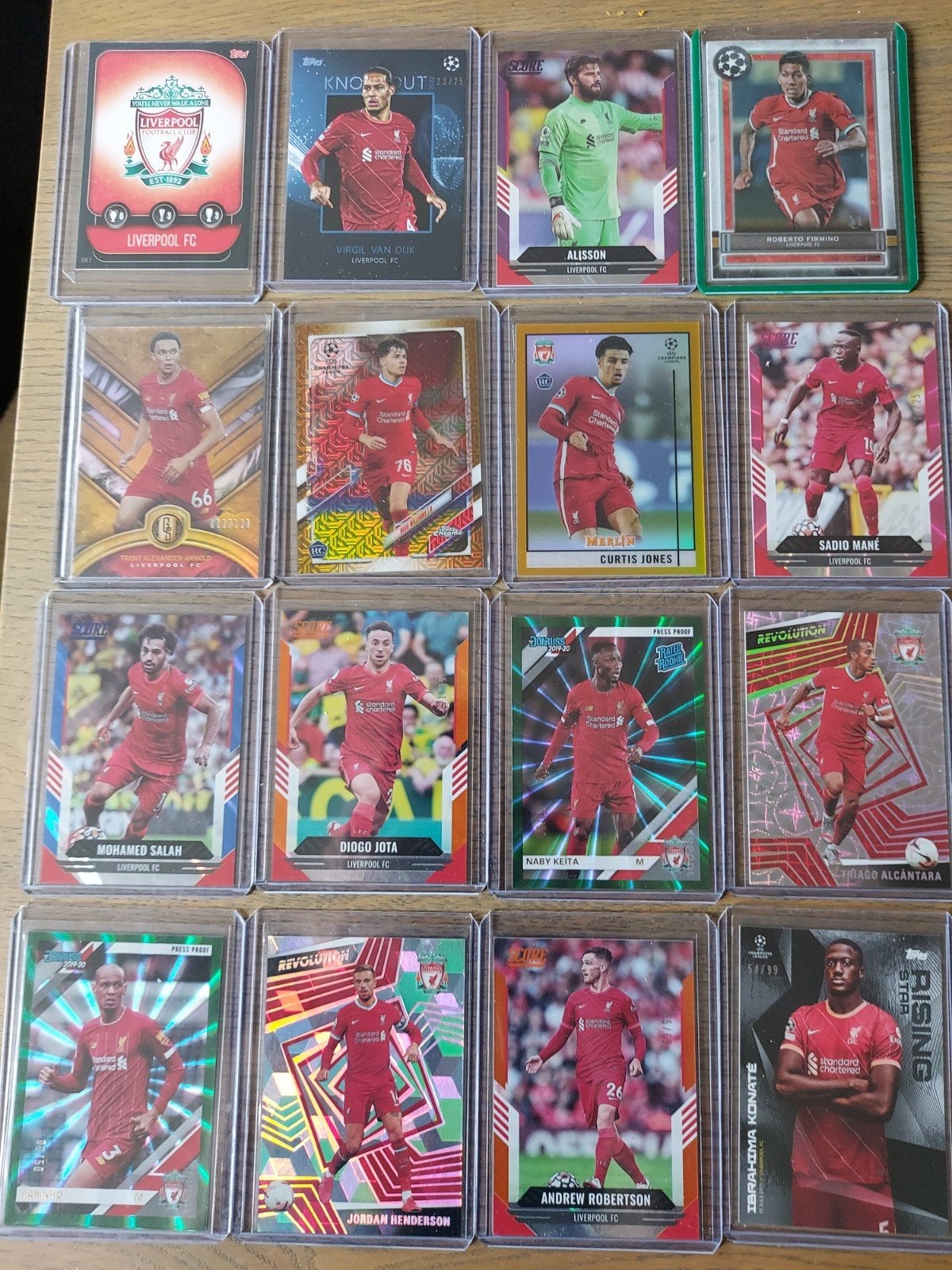 Liverpool FC Voetbalkaarten Collectie - Diverse Spelers, Verzamelen, Ophalen of Verzenden, Zo goed als nieuw, Buitenlandse clubs