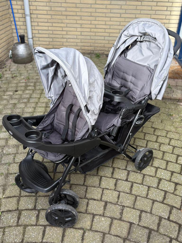 Graco Duo Kinderwagen z.g.a.n., Duowagen, Zo goed als nieuw, Combiwagen, Ophalen