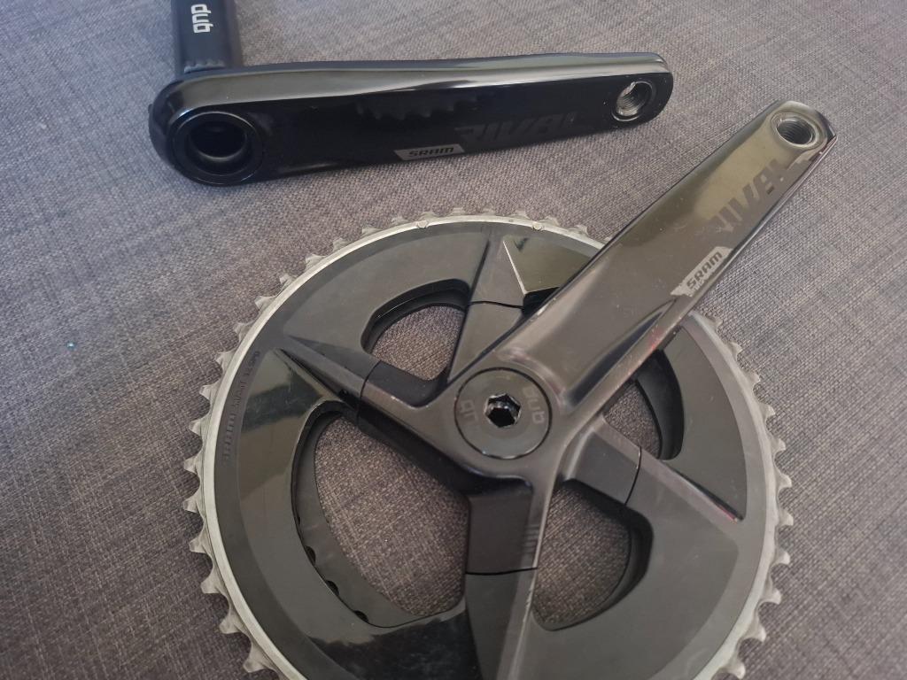 Sram rival AXS DUB crank 172,5, Ophalen of Verzenden, Zo goed als nieuw, Crankstel of Pedalen, SRAM