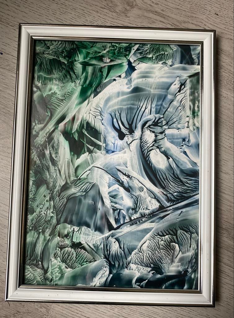 Encaustic Art - Abstract Landschap, Ophalen of Verzenden