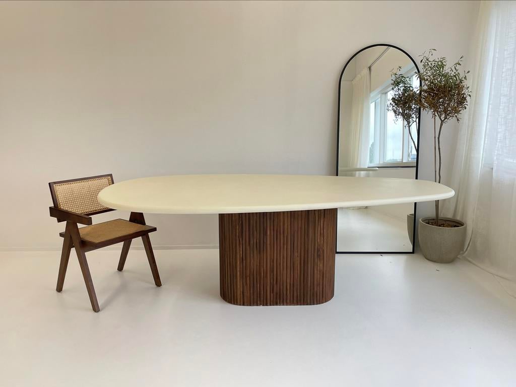 NIEUW!! Beton ciré tafel op aanvraag., Huis en Inrichting, Tafels | Eettafels, Nieuw, Vijf personen of meer, Rechthoekig, 50 tot 100 cm