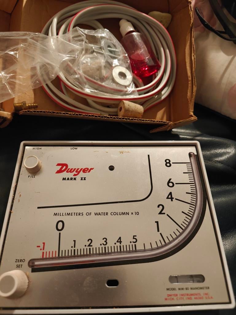 Dwyer Mark II Manometer MM-80 vintage, Ophalen of Verzenden