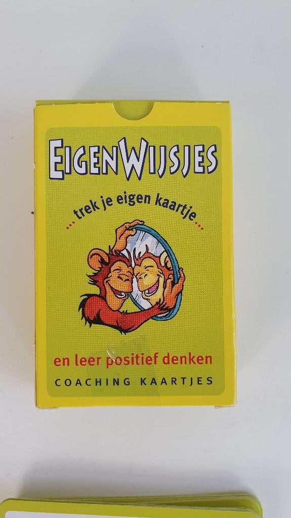 Eigenwijsjes kaartspel, positief denken. Compleet. 7C13, Tweedehands verkoop, Tweedehands verkoop, Gebruikt, Ophalen of Verzenden
