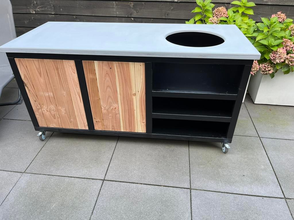 Douglas buitenkeukens, kamado, bbq,kast, Tuin en Terras, Buitenkeukens, Nieuw, Houtskool, Vrijstaand, Ophalen of Verzenden