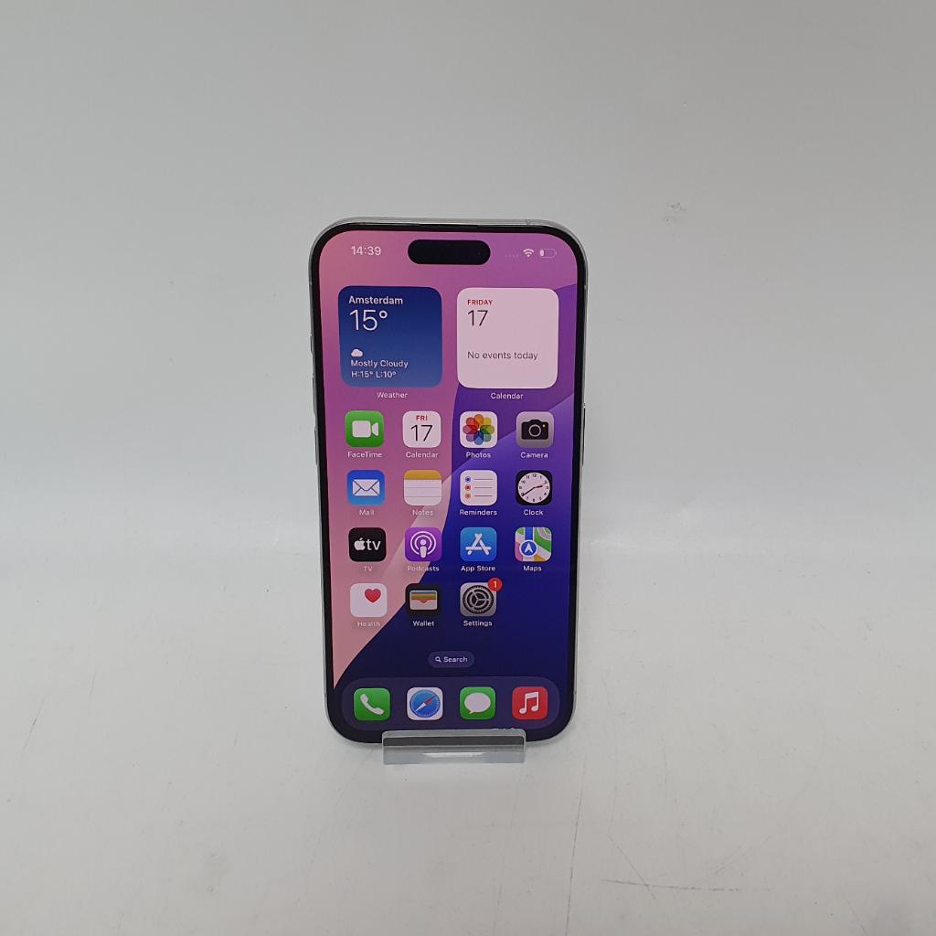 iPhone 15 Pro 128GB White in Zeer Nette Staat - Accu 89%, Ophalen of Verzenden, Zo goed als nieuw, IPhone 13