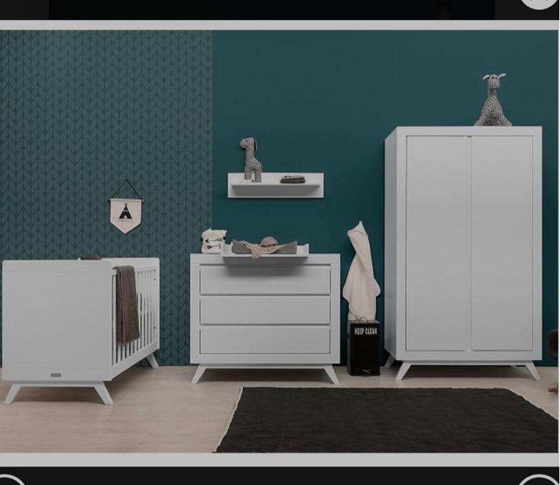 Bopita Anne Babykamer - Kast, Commode & Bedje, Kinderen en Baby's, Kinderkamer | Complete kinderkamers, Ophalen, Gebruikt, Jongetje of Meisje