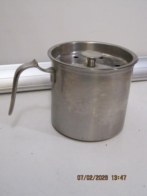 dick simonis gero melkkan pan 2,5 liter rvs (374), Ophalen of Verzenden, Gebruikt, Rvs, Overige typen