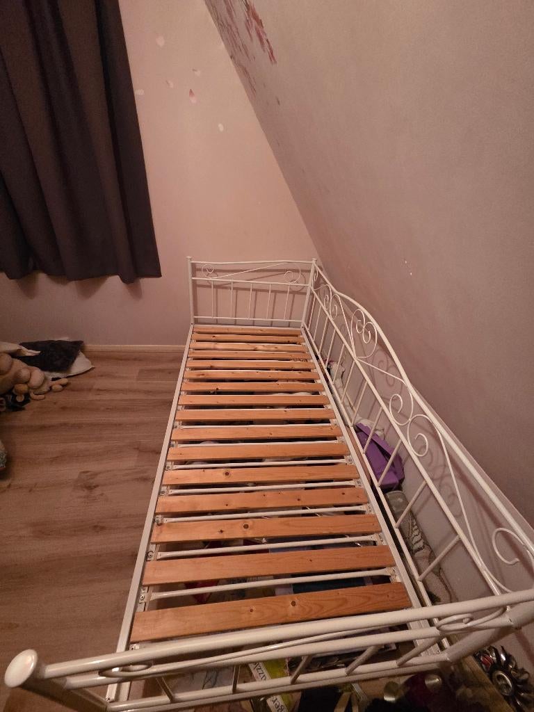 Prinsessen bed 90x200, Ophalen, Gebruikt, 90 cm, Eenpersoons