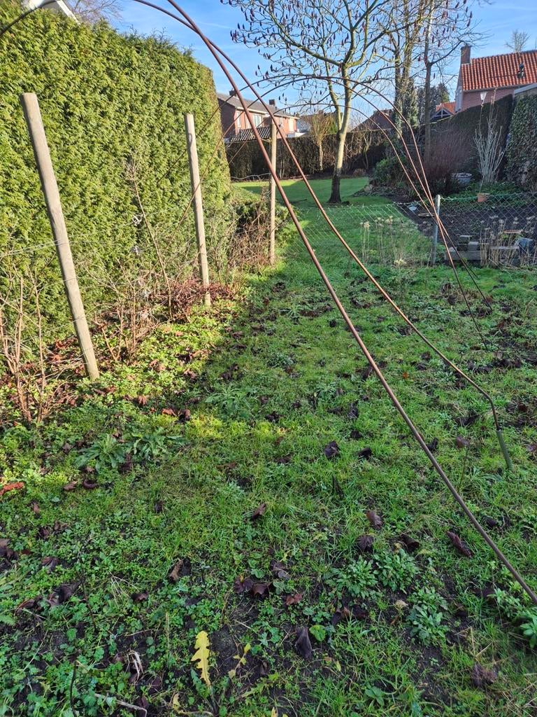 Bogen voor plantennet met doorloopruimte, tunnelboog, Ophalen, Gebruikt, Minder dan 10 meter, Overige typen