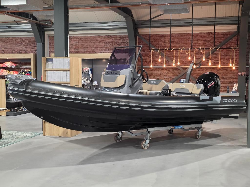 Grand D600 Lux Hypalon incl. Mercury 150 ProXS | Vaarklaar, Nieuw, Ophalen, 70 pk of meer, Buitenboordmotor