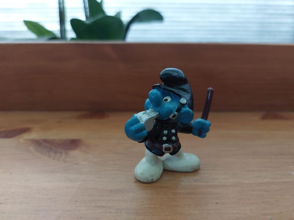Politie smurf 20123 De Smurfen, Verzamelen, Smurfen, Ophalen of Verzenden