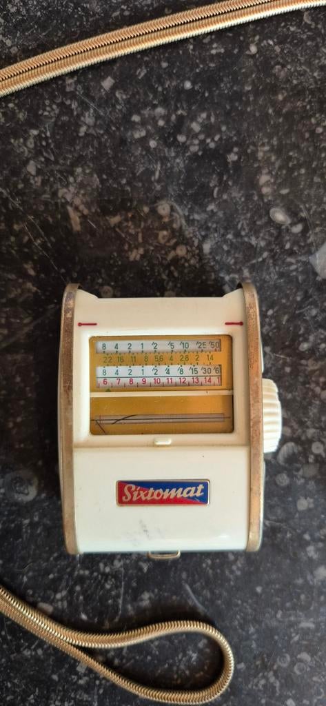 Vintage Sixtomat Belichtingsmeter met Etui, Ophalen of Verzenden, Gebruikt, Doka-onderdelen