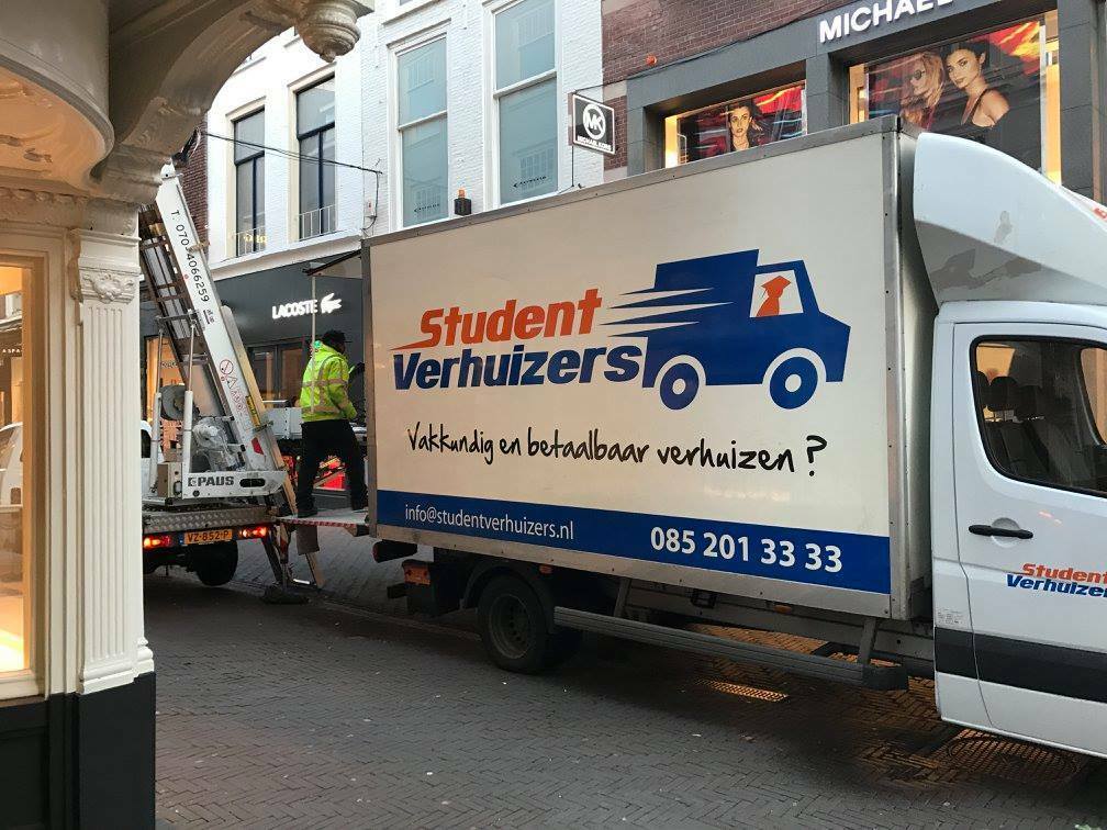 Verhuizer Verhuisbedrijf Verhuisservice StudentVerhuizers, Inpakservice, Opslag
