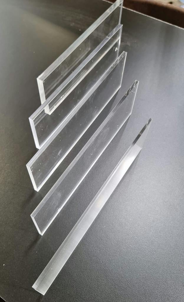 Plexiglas in diverse afmetingen en diktes, Ophalen of Verzenden, Zo goed als nieuw, Glasplaat