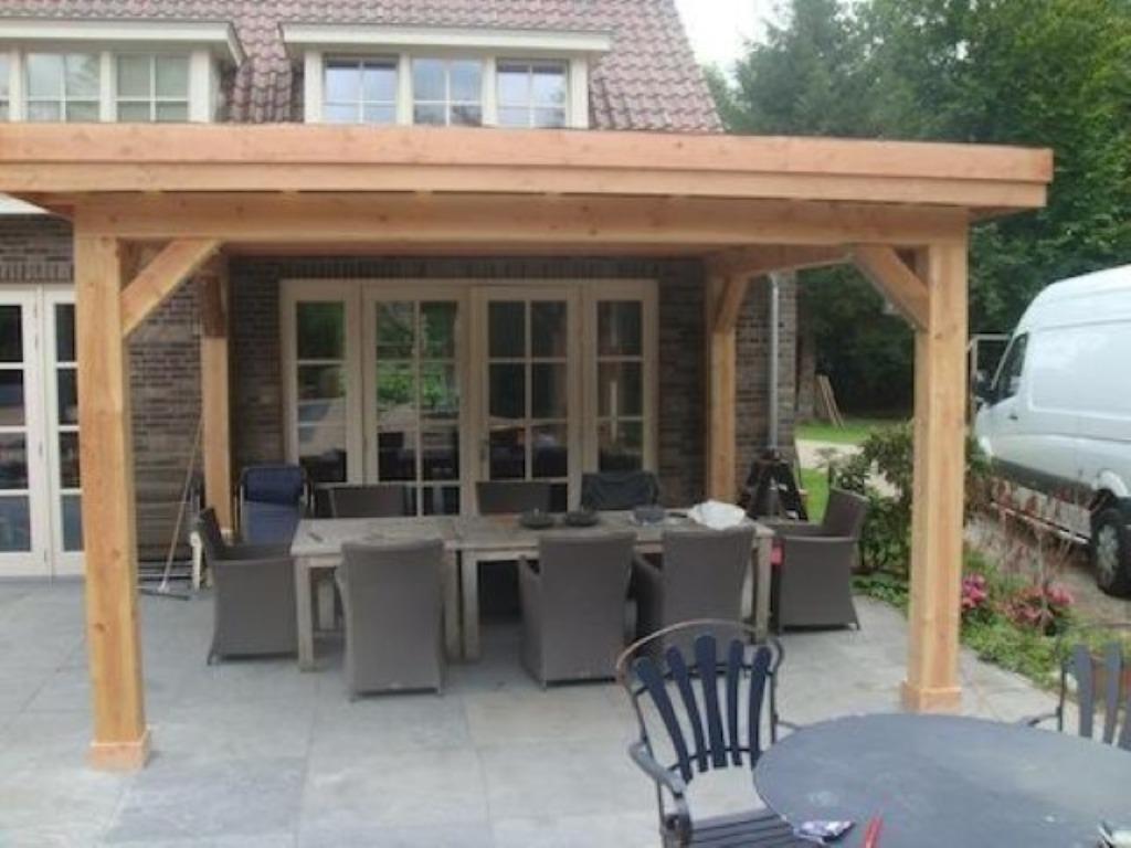 LUXE Douglas houten overkapping – maatwerk bouwpakket, Tuin en Terras, Overkappingen, Ophalen of Verzenden, Nieuw, Veranda