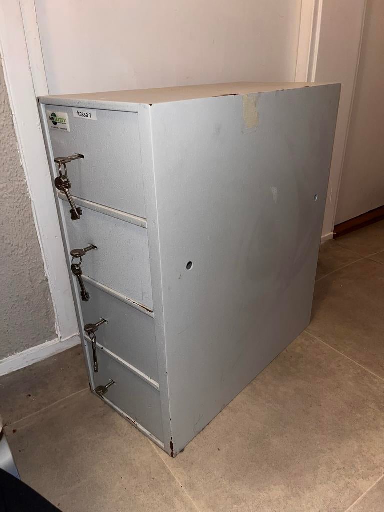 MB Safety Kluis met 4 Deurtjes - Stevig & Veilig, Ophalen of Verzenden, Gebruikt