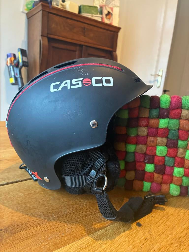 Skihelm Casco maat S kind, Gebruikt, Overige typen, Skiën, Minder dan 100 cm