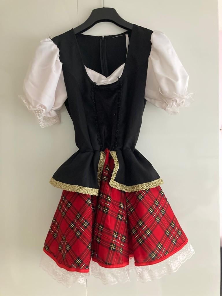 Schots jurkje carnavals jurkje S, Kleding | Dames, Carnavalskleding en Feestkleding, Carnaval, Ophalen of Verzenden, Zo goed als nieuw