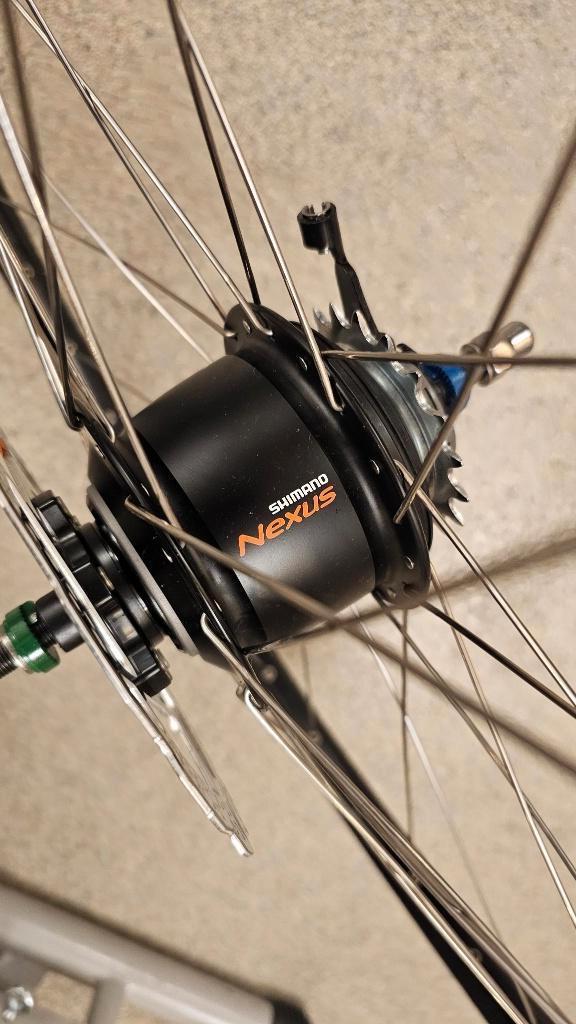 28 inch achterwiel met Nexus Inter 8 naaf en schijfrem, Fietsen en Brommers, Fietsonderdelen, Ophalen of Verzenden, Nieuw, Wiel