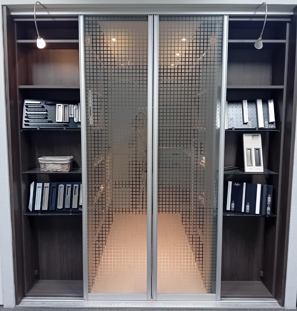 schuifdeuren glas monorail lengte 217cm., Ophalen, 80 tot 100 cm, Binnendeur, 200 tot 215 cm
