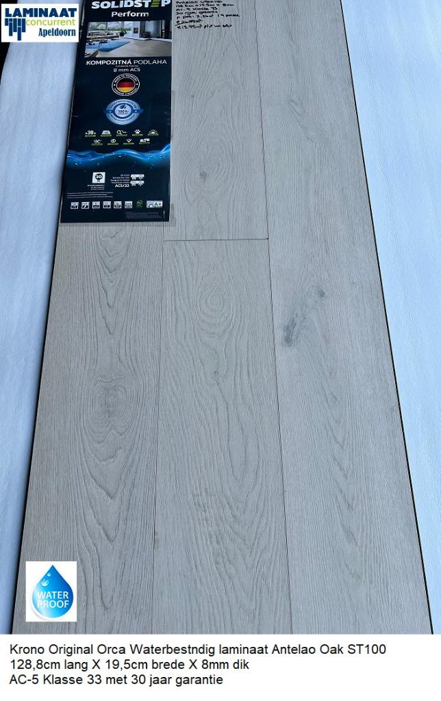 Waterbestendig Laminaat Antelao Oak ST100 8mm €13,95m2