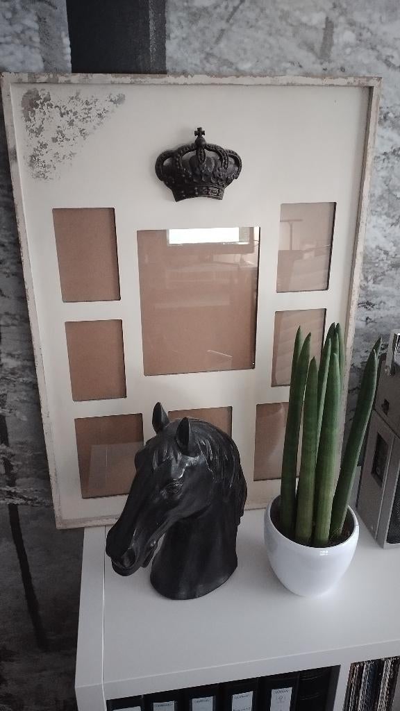 Brocante lijsten voor foto's 2 stuks, Ophalen, 50 tot 75 cm, Zo goed als nieuw, 50 tot 75 cm