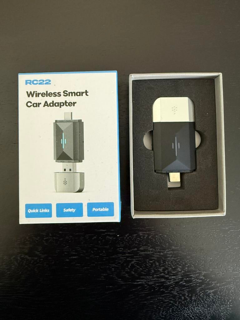 Te koop: Wireless Smart Car Adapter, Ophalen of Verzenden, Zo goed als nieuw, Telefoonhanger of Accessoire, Apple iPhone