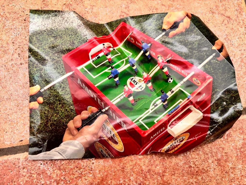 Amstel Voetbalkrat - Leuke verzamelitem, Ophalen of Verzenden, Nieuw, Gebruiksvoorwerp