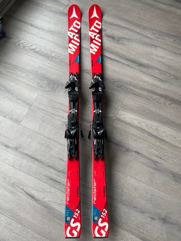 Atomic Redster Kinderski 152cm - Gewaxt & Geslepen, 140 tot 160 cm, Gebruikt, Ophalen of Verzenden, Carve