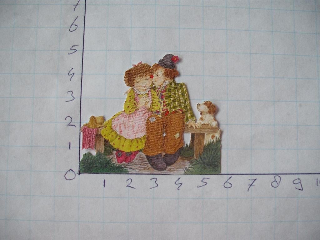 nr. 446 - uitgeknipt 3d plaatje, Ophalen of Verzenden, Nieuw, Overige thema's, Knipvel